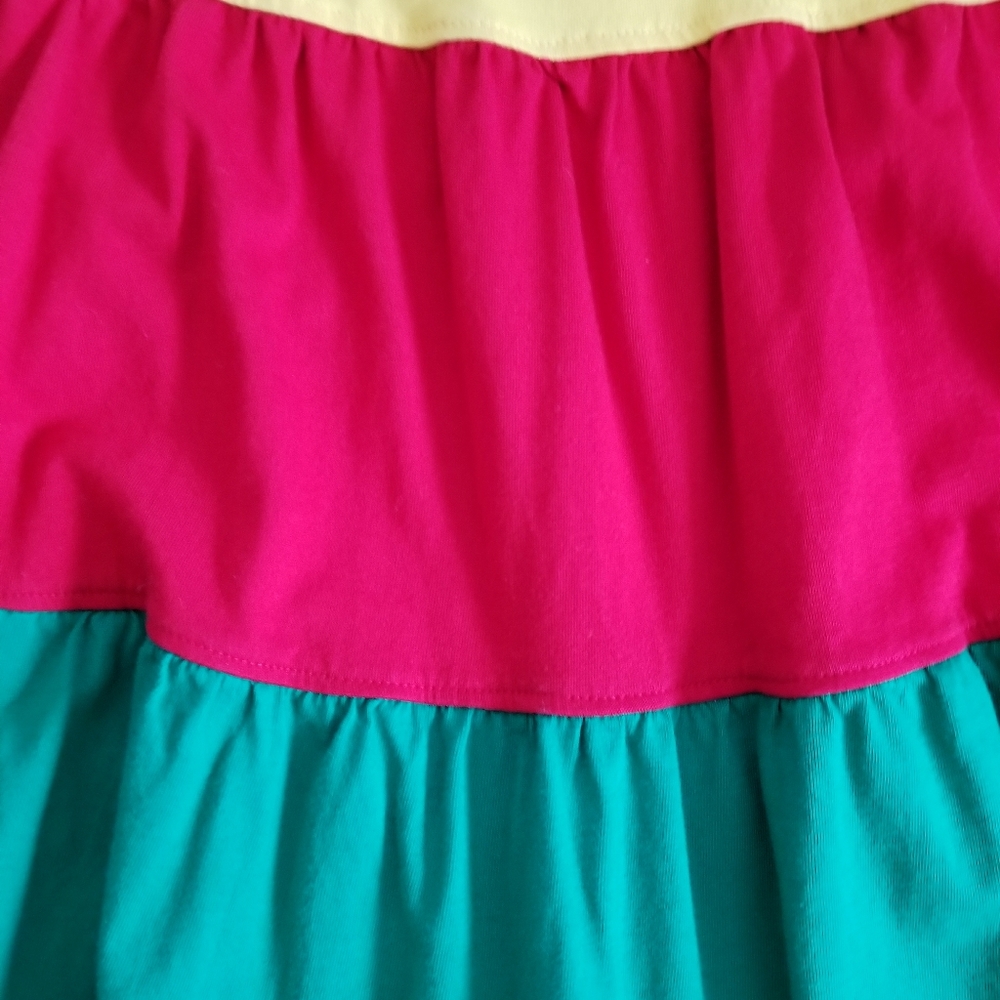 ♥️NWOT♥️ HANNA ANDERSSON COLOR BLOCK DRESS - Picture 4 of 5